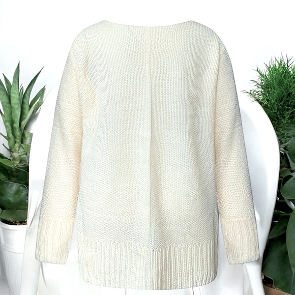 New Main Strip Dolman Sleeve Hi and Low Sweater - Picture 15 of 16